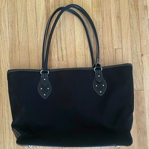 Large Black Handbag / Tote
